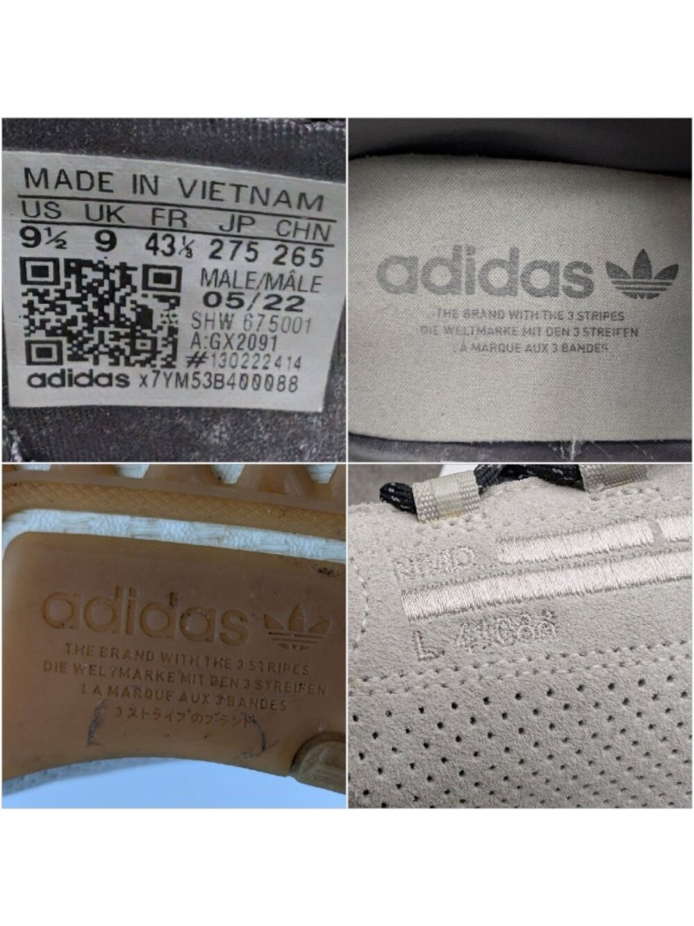 Adidas NMD R1 V3 Shoes Mens Metal Grey GX2091 Lace Up Sneakers Size 9.5 - Picture 11 of 11